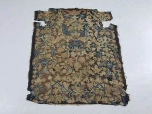 Antique French Handwoven Floral Tapestry 84x73cm - Picture 1 of 15