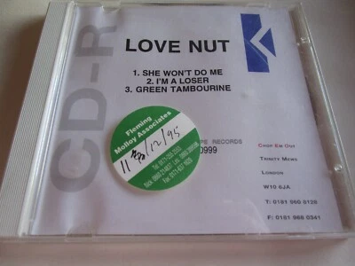LOVE NUT She Won't Do Me / I'm A Loser/ Green Tambourine  Promo CDr Maxi-Single - Image 1 of 4