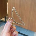 Gold Hollow Geometric Hairclips Vintage Claw Hairpin Women Hair Accessories 1Pc
