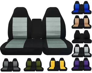 Fundas de asiento de camioneta para Chevrolet GMC Serie C 03-09 Topkick 40/60 asiento con consola - Imagen 1 de 25