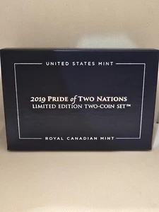 2019 Pride of Two Nations Limited Edition Two-Coin Set in OGP/COA (19XB) - Picture 1 of 8
