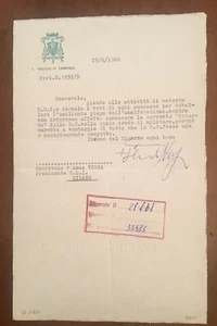 Lettera firmata da Jolando Nuzzi - Picture 1 of 1