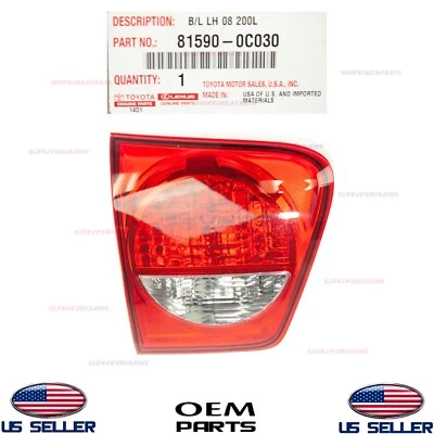 Genuine Rear Door Inner Tail Lamp LEFT Driver Side ⭐ Toyota Sequoia 2008-2017 - Image 1 of 4