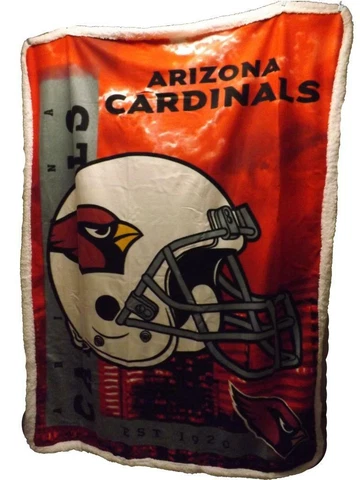 New Arizona Cardinals NFL Big Thick Fleece Blanket Queen Size 82x62 by Northwest Cover