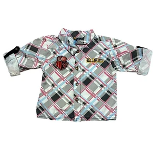 Camisa Lil Citi Mamá Niños 12 Meses Multicolor Algodón Puño Enrollado Cuello Top - Imagen 1 de 9