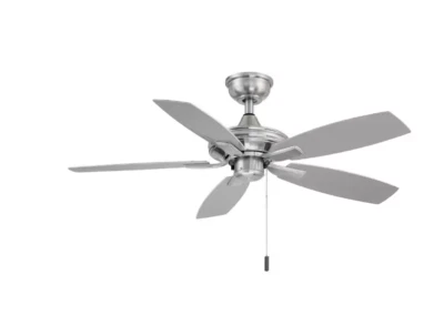 Hampton Bay Gazebo I|| 42 in. Indoor/Outdoor Brushed Nickel Ceiling Fan YG988-BN - Image 1 of 4