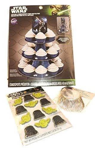 Star Wars Theme Party Pack Supplies - Birthday or Party - Cupcake Decoration Kit - Imagem 1 de 1
