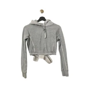 Manière de Voir Hoodie Damen Größe 8 Meliert Grau Pullover Elastische Taillenbündchen - Bild 1 von 9