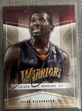 Jason Richardson 2004-05 Skybox Autographics #54 PURPLE Royal Insignia /25 RARE