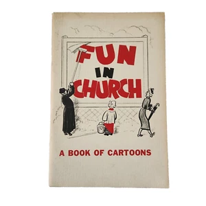 Fun In Church A Book of Cartoons Episcopal Calvary Church Flemington NJ 1952 - Foto 1 di 7