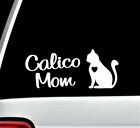 Calico Mom Decal Sticker for Car Window | Cat Decal | 8 Inch | BG 363 | Cat Lady