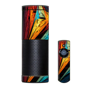 Skin Decal Vinyl Wrap for Amazon Echo Device / Sharp Colors