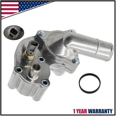 Carcasa de termostato de metal de aluminio para Ford Explorer Mountaineer 2002-2010 4,0 L Foto 1 de 4