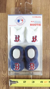 Major League Baseball MLB Boston Red Sox Fan Wear 0-3 Months 2-Pair Baby Bootie - Picture 1 of 5