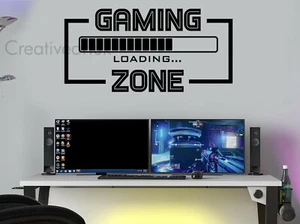 Gaming Zone Loading Wandaufkleber Gamer Game Zone Wandbilder Wandtattoo Kunst G - Bild 1 von 7