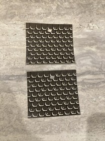 2 Lego Harry Potter Laminated Paper/Plastic Roofs: 4709 Shingle Pattern (E3)