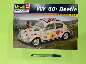 REVELL Monogram VW ‘60s Volkswagen Beetle 1:25 Model Car 85-7143 - Picture 1 of 5
