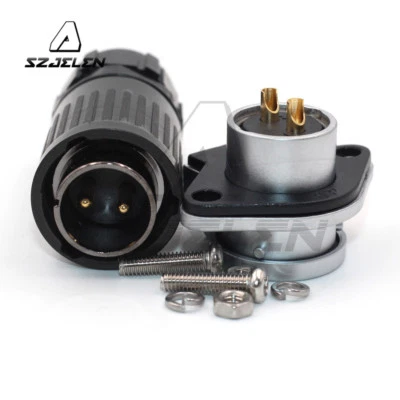 HP20 30A 2pin Waterproof Power Connector Plug Socket,LED Light Wire Connector - Image 1 of 4