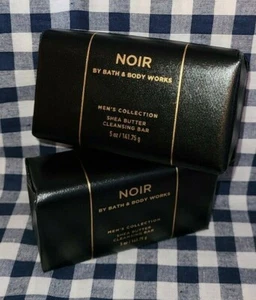 NEW! 2-Pack Men's NOIR Cleansing Bar 5 oz Bath & Body Works - Picture 1 of 1