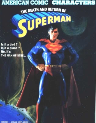 12"Superman Super Hero Comic Version Unassembled Unpainted Vinyl Model Kit 1/6 - Image 1 of 3
