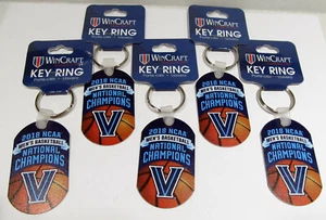 Lot of 5 NCAA Villanova Wildcats 2018 Men's Basketball Key Ring - Picture 1 of 5