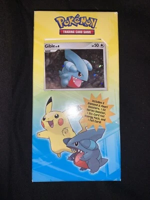 Juego de cartas coleccionables Pokémon 2008 abierto raro: caja de colección Gible Diamond and Pearl Power Foto 1 de 4