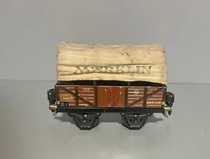 Märklin 16630 Güterwagen mit Plane 2-achsig 1663  Spur 0 - Imagen 1 de 5