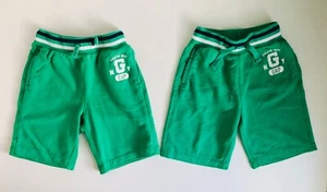 Lot of 2 GAP Kids Boys Elastic Waist Pull-On Shorts in Green Sz S (6-7) - Picture 1 of 12