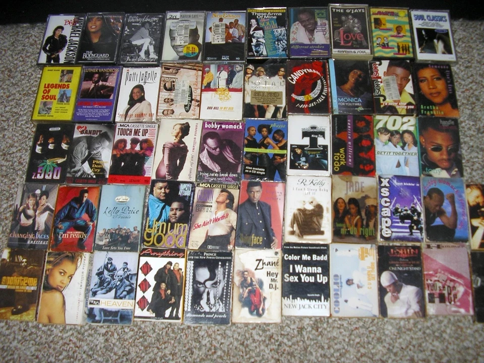 MICHAEL JACKSON/MARVIN GAYE/PRINCE/THE BODYGUARD-52 Cassettes 21 SEALED! READ! - Image 1 of 1