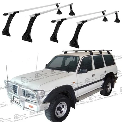 Pair 63" Roof Ladder Rack Cross Bar Luggage Rack Carrier For Toyota Land Cruiser - Изображение 1 из 4