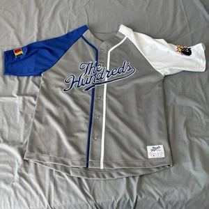 Maglia manica corta The Hundreds "Mania" Los Angeles Baseball Large nuova con etichetta ⭐️ - Foto 1 di 12