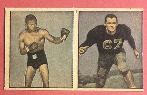 1951 Berk Ross Panel #3/13-3/15 Ike Williams Boxing Champ & Rodney Franz AA Fbal - Bild 1 von 2
