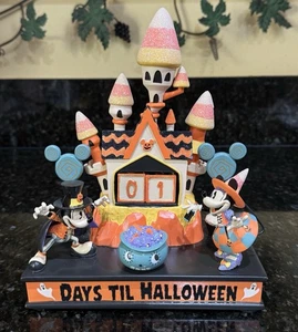 Disney Parks/Negozio Buon Halloween Calendario Conto alla Rovescia Topolino Minnie Ritirato - Foto 1 di 20