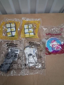 McDonald’s Spielzeug Menge 5 versiegelt Rubik’s 2x2 Fast & Furious Spy Racers Keroppi... - Bild 1 von 2