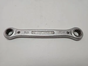Craftsman First Design Doppel Box Ende Ratsche Schraubenschlüssel-Vintage 1/2 9/16 - Bild 1 von 4