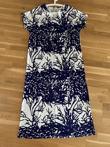 Bodyflirt NEU Tunika-Maxi-Kleid Weiß / Blau Viskose Gr. 38 / M - Bild 1 von 2