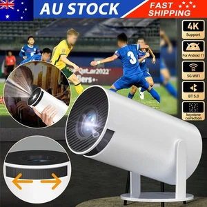 10000 Lumen LED Projector 4k 1080p Mini Home Theater WiFi Bluetooth Android HDMI - Picture 1 of 21
