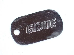 Vintage G.I.JOE Action Figure Metal DOGTAG Hasbro - Yo Joe! - Picture 1 of 4