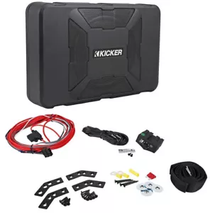 Kicker 11HS8 8"" 150 Watt Hideaway Kompakt Auto Audio Powered Subwoofer Sub HS8 - Bild 1 von 1