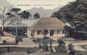 Polynésie - ILES MARQUISES - Résidence de l'Administrateur à Taiohaé - Photo 1 sur 2