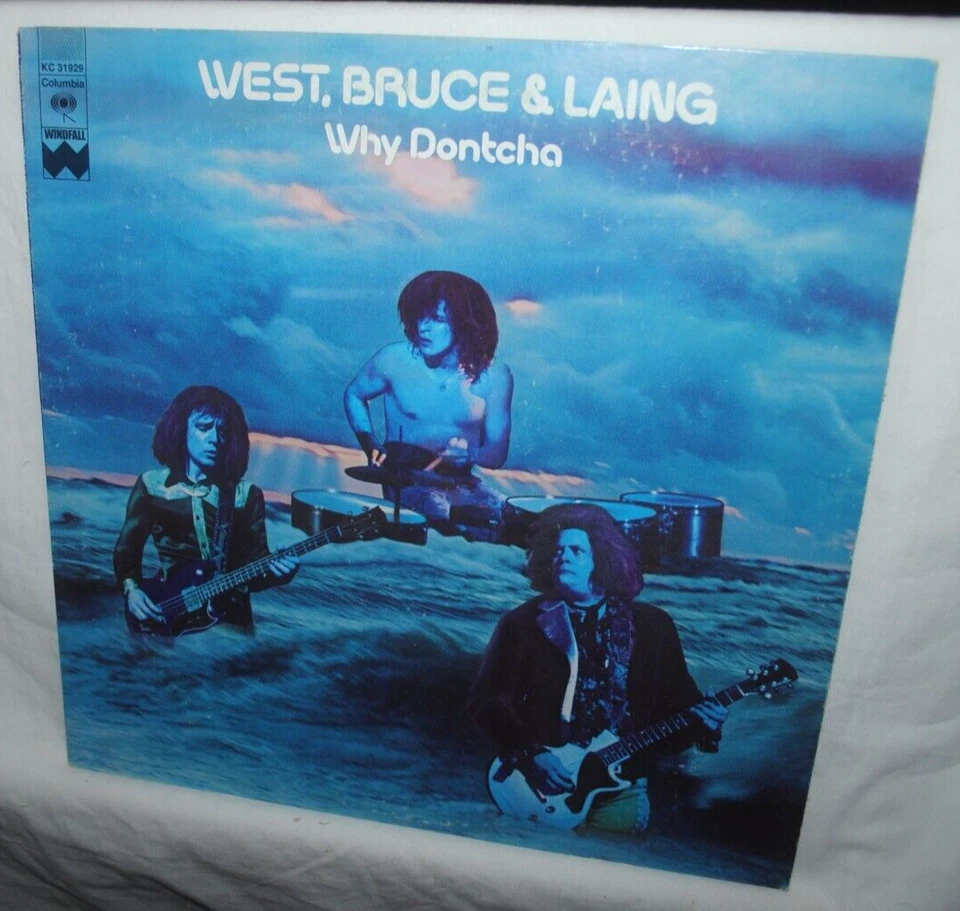 West, Bruce & Laing, WHY DONTCHA, LP record, EX+, Leslie West, Jack Bruce - Image 1 of 1