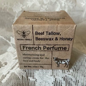 Skin Face Moisturizer beef tallow organic beeswax and honey natural formula - Picture 1 of 5