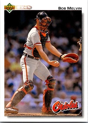 1992 Upper Deck - #692 Bob Melvin - Image 1 of 2