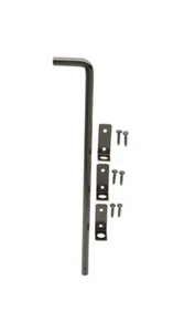 18 Zoll Schwarzer Rohrbolzen für Holzzauntor S6 - Bild 1 von 4