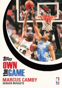 Tarjeta de baloncesto Marcus Camby Own The Game Topps 2007 #OTG7 - Imagen 1 de 2