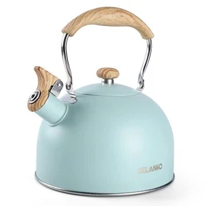 Tea Kettle 85 Oz / 2.5 Liter Whistling Tea Kettle Tea Pots For Stove Top Food Gr - Picture 1 of 8