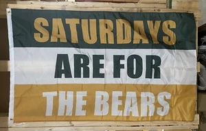 Baylor Bears Flag FREE SHIP Football Beer Saturdays College USA Sign 3x5’ - Picture 1 of 1