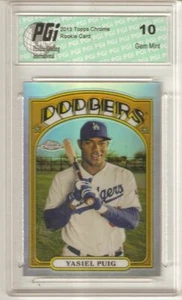 Yasiel Puig 2013 Topps Chrome Retro 1972 REFRACTOR #72c-YP Rookie Card PGI 10 - Picture 1 of 1