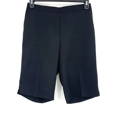 Alfred Dunner Women's Classic Fit Black Bermuda Shorts Size 8 - Image 1 of 4