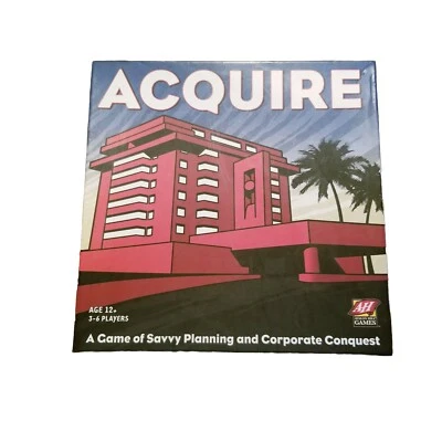 Acquire 2008 Avalon Hill A Game Of Savvy Planning And Corporate Conquest *READ* - Image 1 of 4